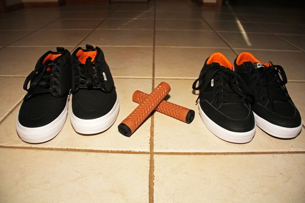 cult x vans コラボbox Cult X Vans BMX Slip On Flat Pedal Shoes (Black/Snake) (8